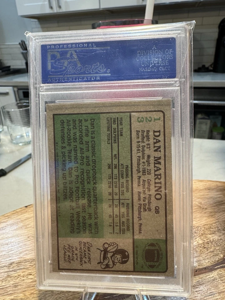 1984 Topps - Dan Marino #123 (RC) Foto 2 de 2