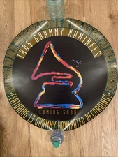 Promotional display for the 1995 Grammy Nominees album w/Logo From Peter Max