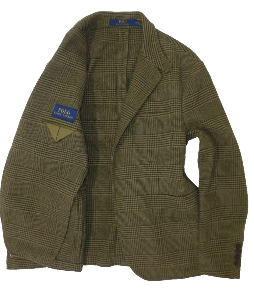 Polo Ralph Lauren Blazer 42S Plaid Excellent Condition Jacket Sport Coat - Image 2 of 4