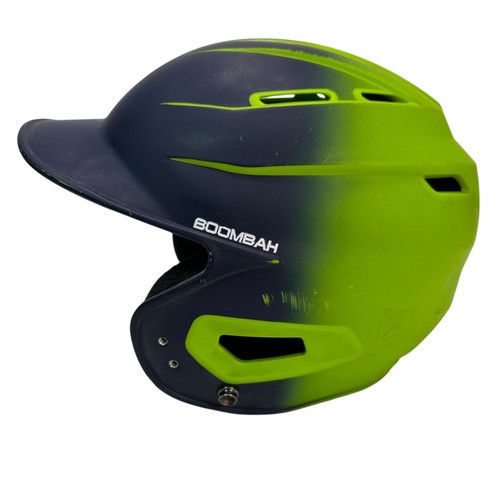 Boombah BBH2SP-JR Youth Baseball Batting Helmet Green Navy One Size NOCSAE