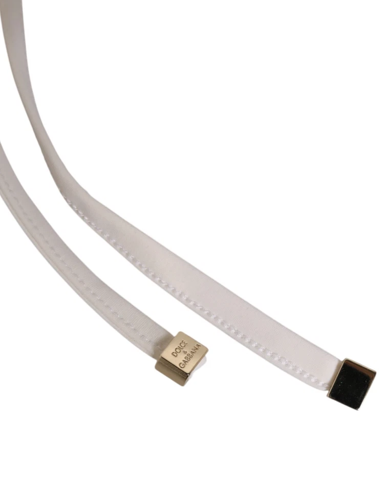 Roupa íntima Dolce & Gabbana listra amarela branca logotipo lateral IT2/US S RRP 250usd - Imagem 2 de 4