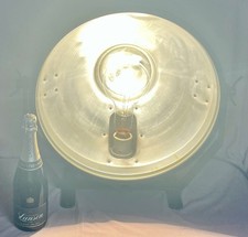Large GEC Military Flood/Spot Adjustable Light On An Iron Frame - Working Order