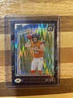 2024 Panini Donruss Optic - Rated Rookie Bo Nix #209 Purple Shock Prizm (RC)