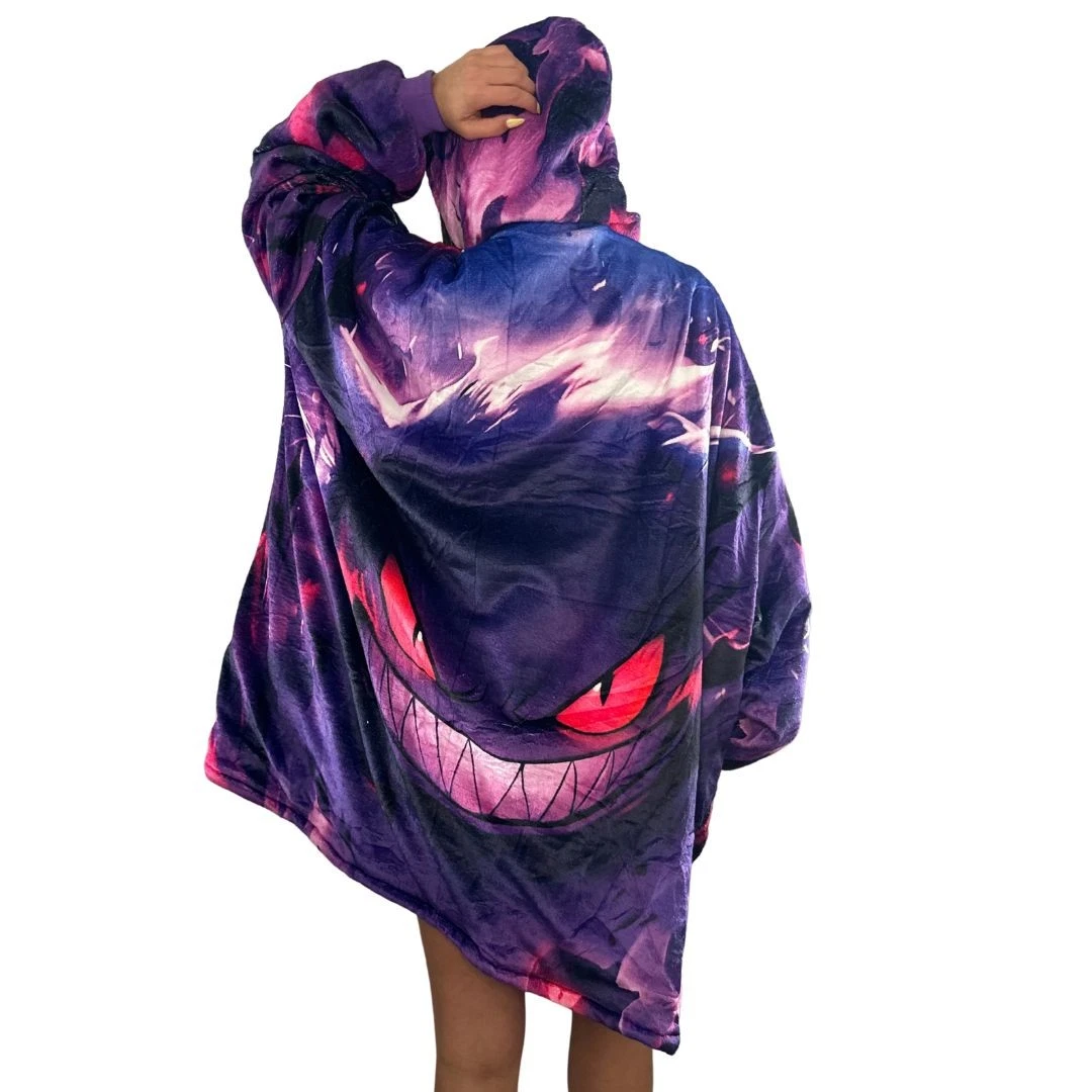 Gengar Oversized Blanket Hoodie