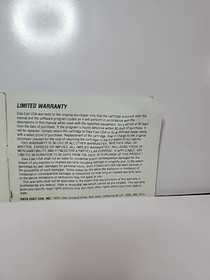 Bad Dudes NES Nintendo Instruction Manual Only