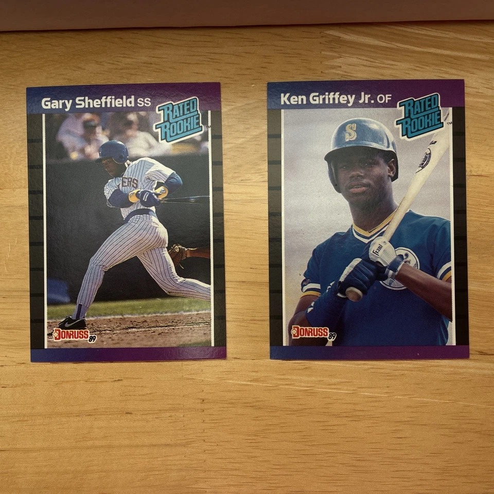 1989 Donruss Baseball - Complete Set - Puzzle & Griffey Rookie - NM+ - Image 3 of 4