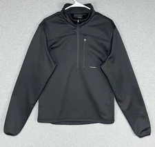 Truewerk F18 Ripstop Pullover Sweater 1/2 Zip Mens Medium Black Outdoor Workwear