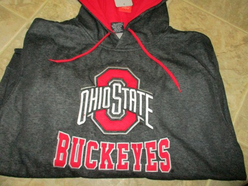 Neu mit Etikett Ohio State Buckeyes Herren Hoodie anthrazitgrau Farbe Größe X-Large - Bild 5 von 7