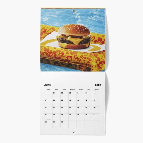 Calendario de cuarto de libra McDonald's Golden Arches Ilimitado 2020 nuevo - Imagen 4 de 4