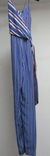 Rag Bone felix Jumpsuit pants romper blue multi stripe size 2