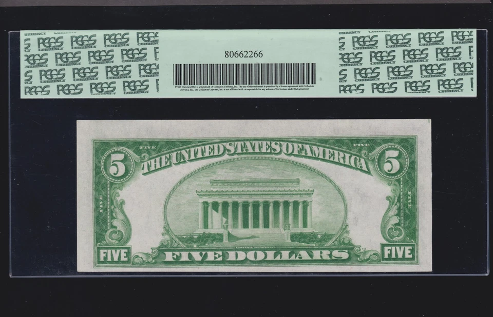 US 1934 $5 FRN Minneapolis LGS FR 1955-I PCGS 63 PPQ Ch CU (863) - Image 2 of 2
