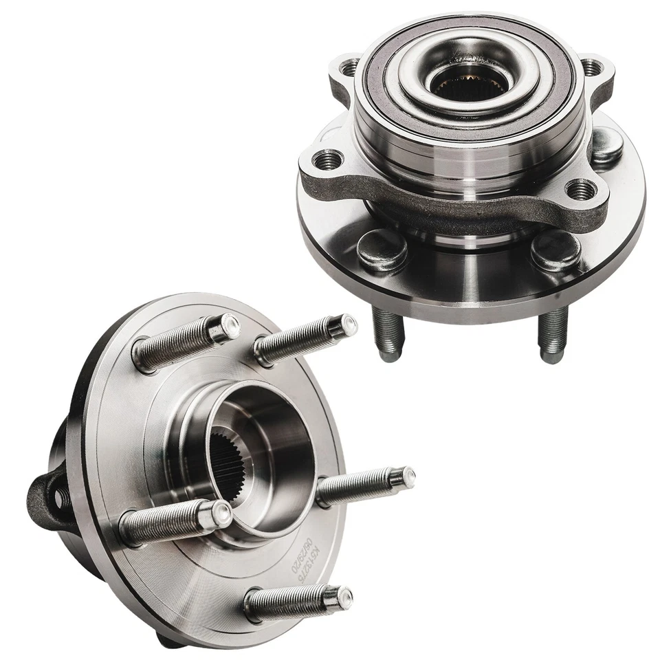 Front Steering Knuckles Rear Wheel Hub Bearings for 2011 2012 - 2014 Ford Edge - Image 4 of 4