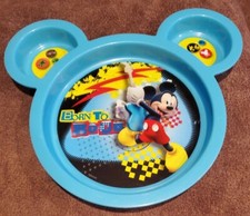 2015 Disney Mickey Mouse "Born To Rock" The First Years Divided Toddlers Plate