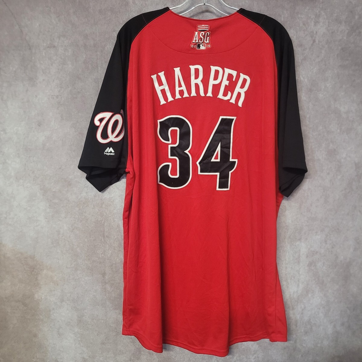 MLB ナショナルズ ブライスハーパー ユニフォーム　ジャージ Majestic 2015 Majestic Authentic Bryce Harper 34 National All Star