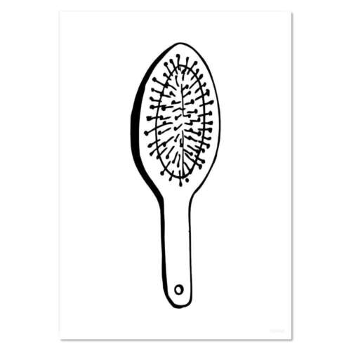 'Hair Brush' Wall Posters / Prints (PP011280) - Picture 1 of 14