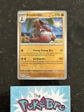 Krookodile - 117/198 Scarlet & Violet Reverse Holo Uncommon Pokemon - NM/MINT
