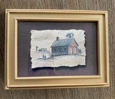 Richard Neuman's Print Reproduction Card Snap-Shut Frame 1994 Series Schoolhouse