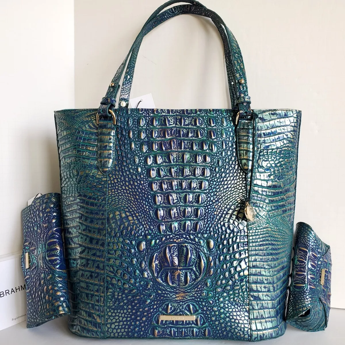 BRAHMIN Teal Tote