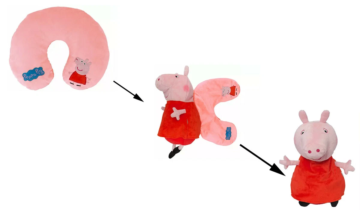 Peppa pig hot sale reversible travel pillow