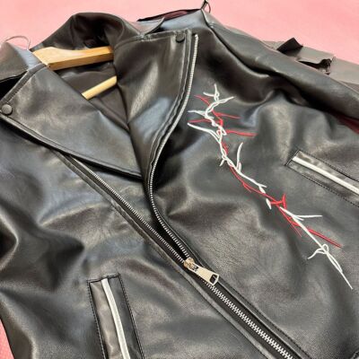 Love and Deepspace Qin Che PU Coat Unisex Sylus Biker
