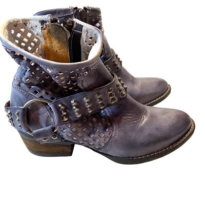 Very Volatile Los Angeles Gray Ankle Booties Women's Size 7.5