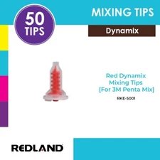REDLAND Red Dynamix Mixing Tips [For 3M Penta Mix] 50 pk