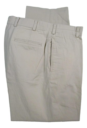 Bills Khakis M2 Herren Elfenbein Flache Baumwolle Chinohose 36W 37x31 USA