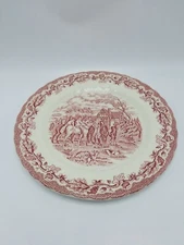 Myott Staffordshire "Country Life Pink" 10 Inch Dinner Plate