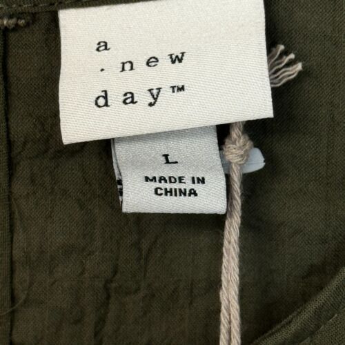 A New Day Damen Bluse mit Schößchen, Large, grün - Bild 2 von 6