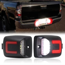 2PCS LED License Plate Light Rear Bumper Lamp For Toyota Tacoma Tundra 2005-2015