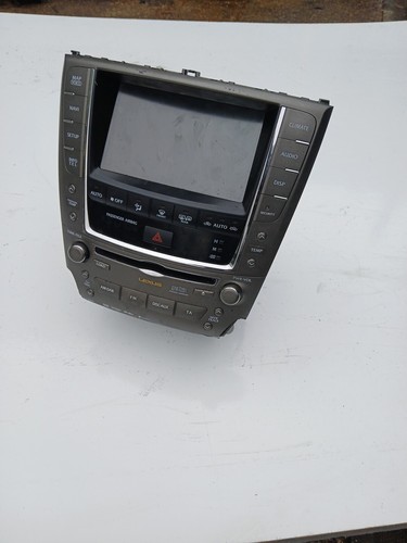 2006-13 LEXUS IS 250 DISPLAY SCREEN SAT NAV CD PLAYER WITH DAB RADIO 86805-60121 - Picture 3 of 9