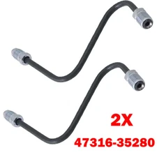 2x For Toyota 4Runner FJ Cruiser Left Front Brake Line/Tube Hose To Caliper NEW