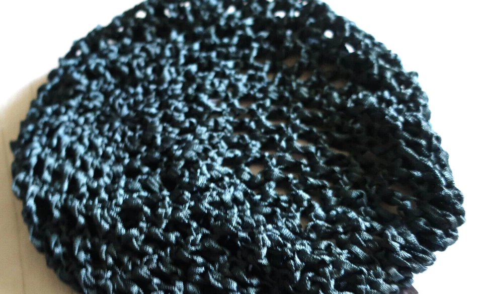 De colección 1930 ajustado azul real ganchillo aleta gorro gran gorra Gatsby Boudoir Foto 2 de 4