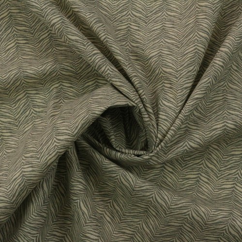 PREMIER PRINTS LITTLE TIGER GRAY ZEBRA PRINT COTTON FABRIC BY THE YARD 54"W - 第 4/6 張圖片
