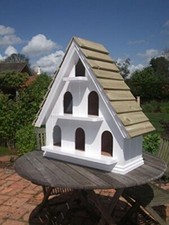 Bird house 6 Hole 3 tier Dovecote style bird box Wall Mounted Heavy Duty