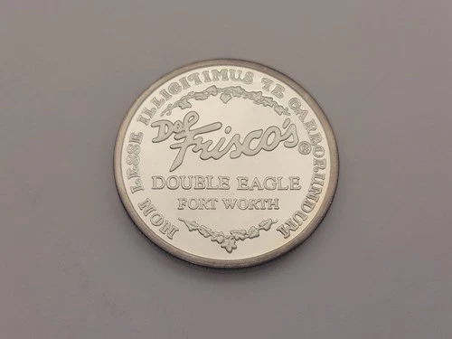 1994 Del Frisco's Double Eagle 1oz .999 Silver - Near Mint - Fort Worth Vintage
