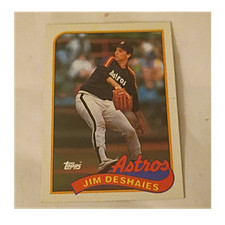 Topps 1989 Jim Deshaies #341 Houston Astros Baseball Card Base Set MLB