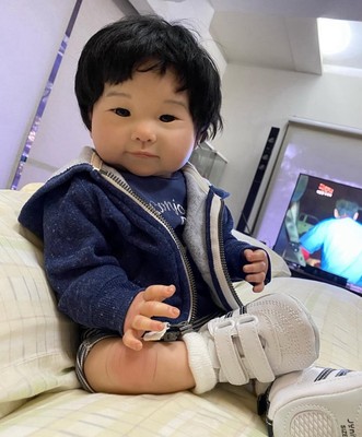 Cai Ping Lau Reborn Puppe, Koreanisch Baby