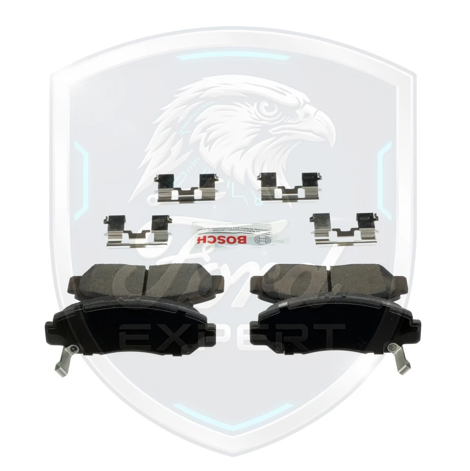 Almohadillas delanteras y zapatas traseras Bosch OEM para Honda Accord 2003-2007 10 años de garantía Foto 4 de 4