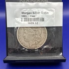 1883 $1 Morgan Silver Dollar in a Littleton Packet - Fine -Sealed From Littleton