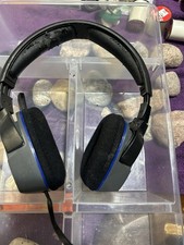 PlayStation 4 Wired Headset 3.5mm Boom Mic Adjustable Black/Blue/Gray