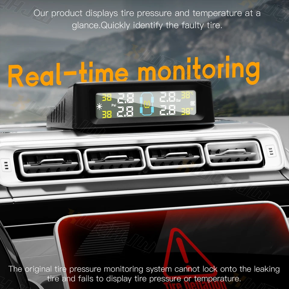 Sensor de presión de neumáticos con 4 sensores externos para Mercedes-Benz Sprinter 2500 3500 Foto 3 de 4