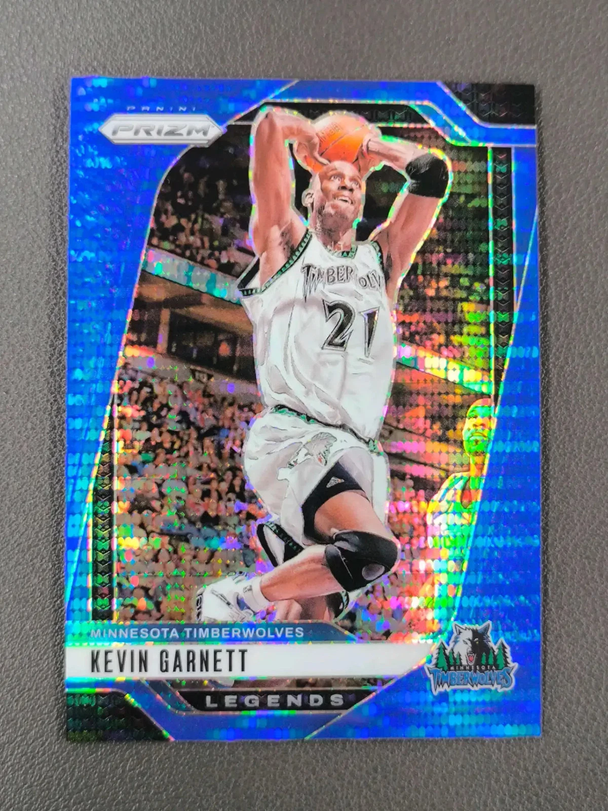 2024-25 Prizm Legends Kevin Garnett #283 Blue Pulsar /99