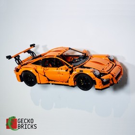 3D Printed Wall Mount for LEGO&reg; Technic Porsche 911 GT3 RS (Set 42056)