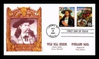 DR JIM STAMPS US COVER WILD BILL HICKOK LEGENDS OF THE WEST FDC COMBO