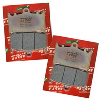 2X Trw Sinter R&T BremsbeläGe Vorne Kawasaki ZX6R Ninja [ZX600F] 95-97