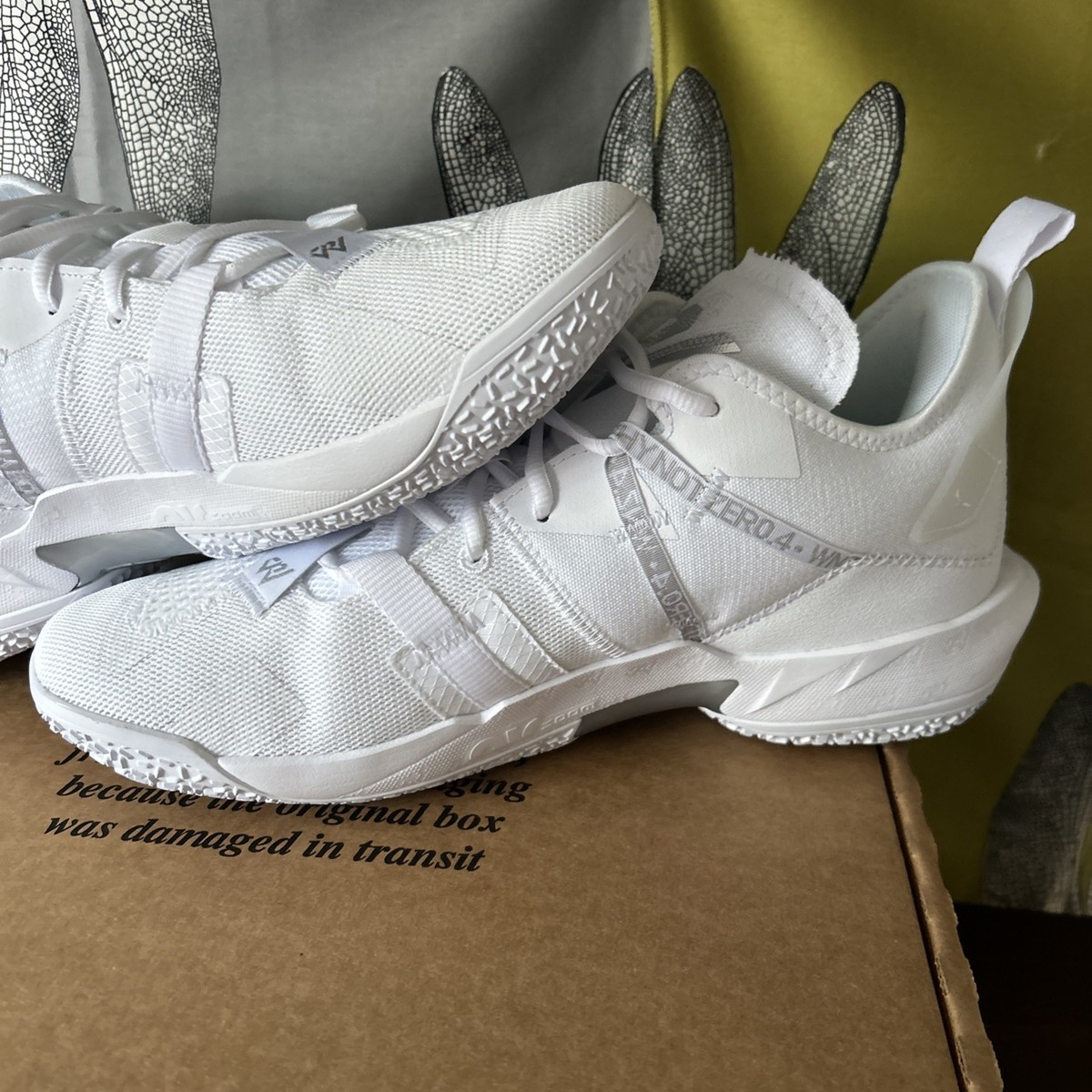 Size 11.5 - Air Jordan Why Not Zer0.4 Triple White 
