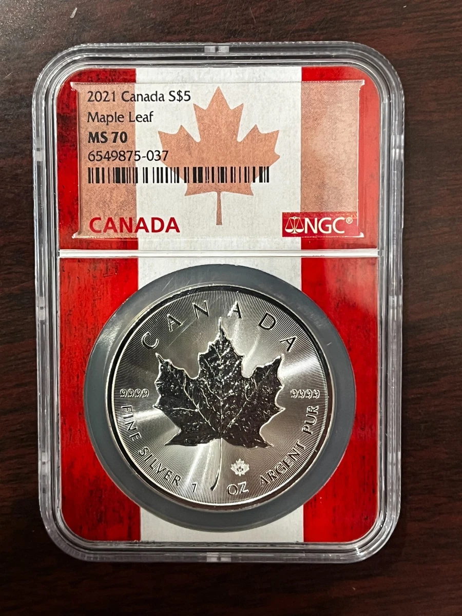 NGC Certified Canadian Maple Leaf Silver Bullion Coins for sale | eBay