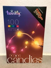 Twinkly Candies R100STWP LED RGB Smart Star Light String 19.7' (9.8' lighted)