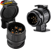 AnhäNger Adapter 13 Auf 7 Pol Wasserfest 12V FüR Fahrzeuge Und Wohnwagen